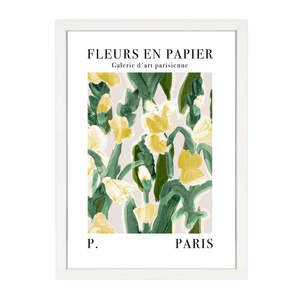 Floral: FLEURS EN PAPIER PRINT