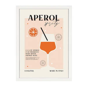 Kitchen: APEROL SPRITZ RETRO PRINT