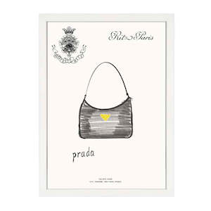 Black And White: PRADA HANDBAG PRINT