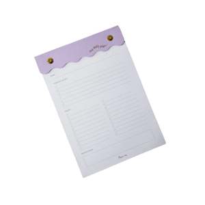 Notebooks: Curved Daily Notes Lilac