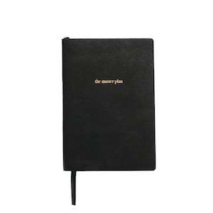 Embossed: Embossed Master Plan Leather Journal