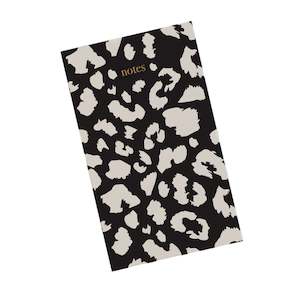 Notebooks: Black Leopard Notebook