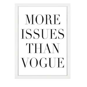 Sale: VOGUE WHITE PRINT