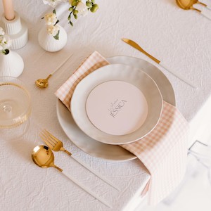 Baby Shower: 'SMITTEN' MENU & PLACE NAME SET