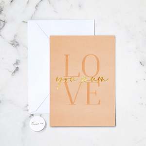 For Mum Cards: LOVE YOU MUM GREETING CARD