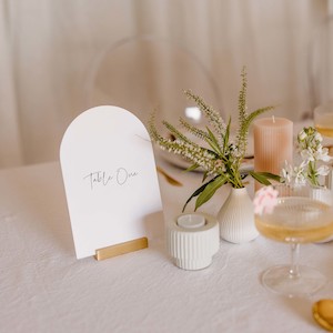 Baby Shower: 'FOREVER' TABLE NUMBER