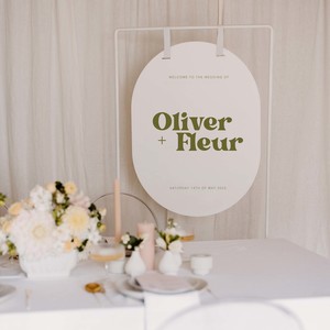 Wedding Signage: 'LOTS OF LOVE' WELCOME SIGN