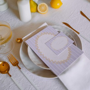 Place Settings: 'MON AMOUR' MENU & PLACE NAME SET
