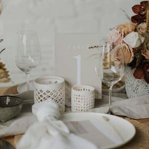 Table Numbers: MINIMALIST TABLE NUMBER NATURAL