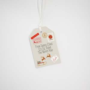 SANTA MAIL GIFT TAG