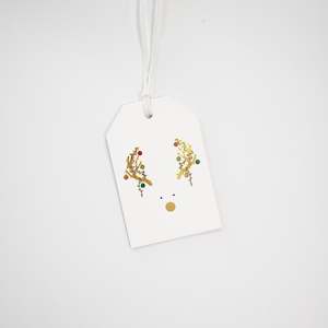 Greeting Cards: REINDEER GIFT TAG