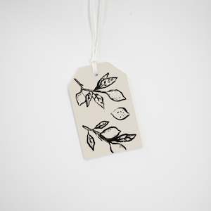 PAINTED LEMONS GIFT TAG