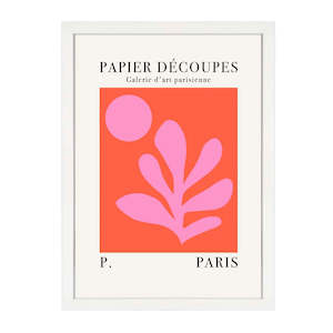 PAPIER DECOUPES PRINT RED