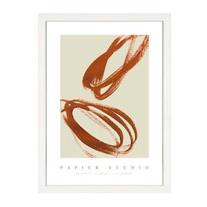 Artsy: ENCLOSED PRINT RUST