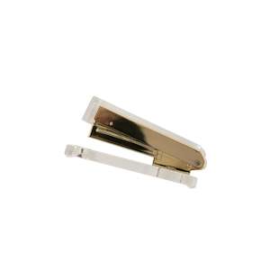 Stationery: Acrylic Gold Stapler