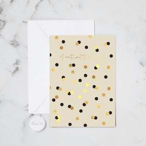 POLKA DOT MARRY YOU GREETING CARD