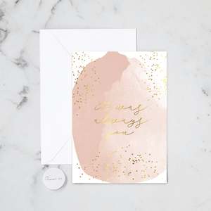 Love Cards: ALWAYS YOU FOIL GREETING CARD