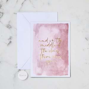 Love Cards: CHAOS GREETING CARD