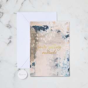 Wedding Cards: GETTING MARRIED GREETING CARD