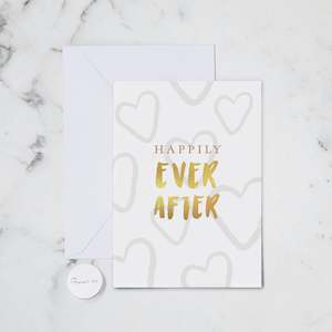 Wedding Cards: HAPPILY EVER AFTER GREETING CARD