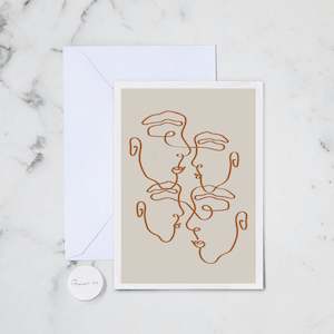 IMPERFECTLY IMPERFECT GREETING CARD