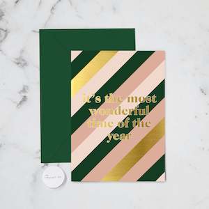 Christmas Holiday Cards: WONDERFUL TIME OF THE YEAR
