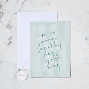 Sympathy Sorry Cards: SO SORRY GREETING CARD