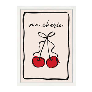 CHERRY BOW RED PRINT