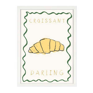 Kitchen: CROISSANT DARLING PRINT