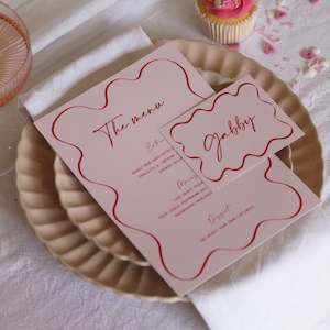 Bridal Shower: 'CRAZY FOR YOU' DOWNLOADABLE MENU