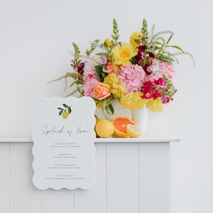 Bridal Shower: 'CITRUS' BAR SIGN