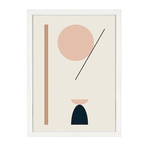 SHAPE ABSTRACT PRINT SAND