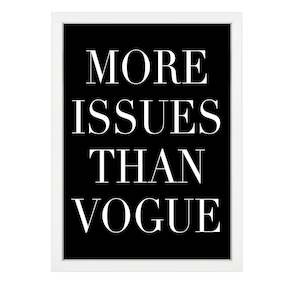 Sale: VOGUE BLACK PRINT