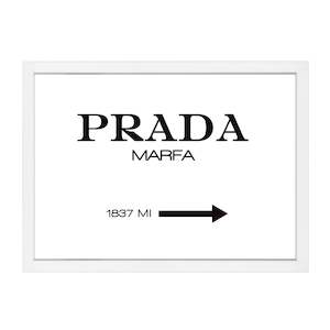 Landscape: PRADA MARFA PRINT