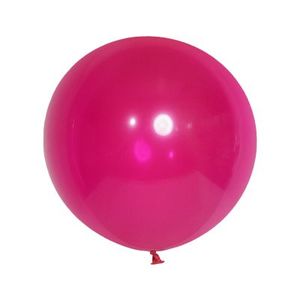 24"/60cm Round Crystal MAGENTA TUFTEX Plain Latex #02416- Pack of 5