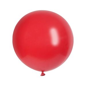 60cm Latex Plain Printed: 24"/60cm Round Standard RED Tuftex Plain Latex #02407- Pack of 5