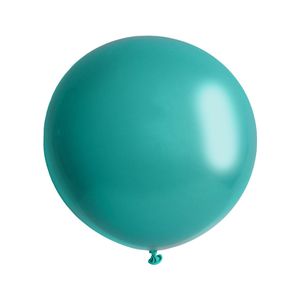 60cm Latex Plain Printed: 24"/60cm Round Fashion TEAL Tuftex Plain Latex #02428- Pack of 5
