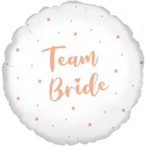 Partyware: 18" Foil Sparkle Fizz Team BRIDE Rose Gold #AP210825
