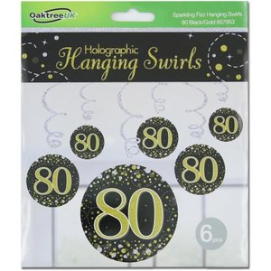 Hanging Swirl SPARKLING FIZZ 80th Black/Gold #APOT657953
