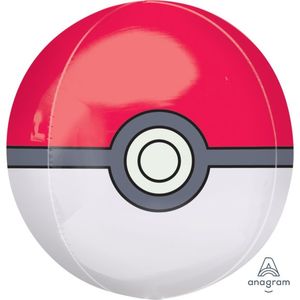 Plain Orbz: 40cm Foil ORBZ Pokemon Pokeball #HA29464