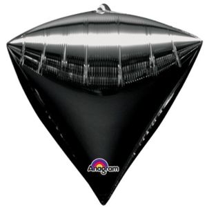 Plain Orbz: 17" DIAMONDZ Black #28346- Packaged each