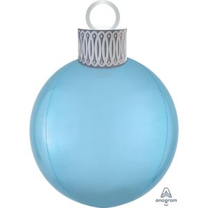 Ombre Orbz: 50cm 20" Foil Orbz ORNAMENT Kit PASTEL BLUE Balloon #40409- Each