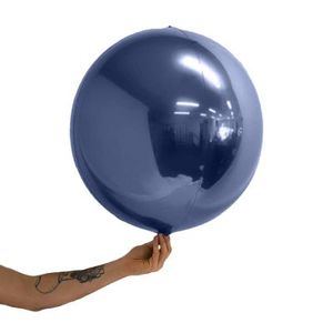 Balloon Balls: Balloon Ball 20" Metallic Navy #289025 - Each