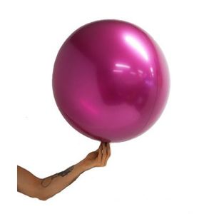 Balloon Balls: 22"/56cm Stretch Satin BALL BURGUNDY 220906