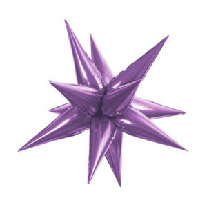 26" 65cm - Starburst Foil Balloon LAVENDER 65cm 0584