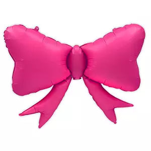 79cm x 62cm - Large Foil Bow HOT PINK  BBQBOWLHPK