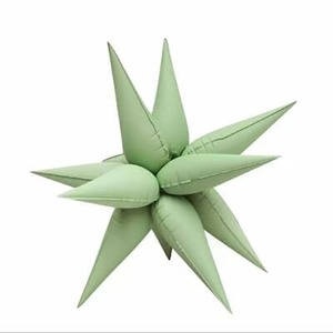 68cm - Starburst Foil Balloons MATTE GREEN 68cm BBQSTBMGR