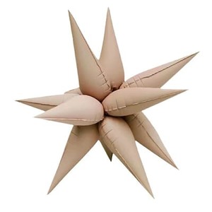 68cm - Starburst Foil Balloons MATTE CARAMEL 68cm BBQSTBMCA