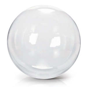 Bobo Balloons: BOBO Crystal Ball Clear 30"/75cm Balloons #215030 Pack of 5