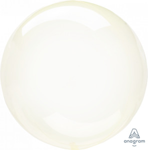 Clearz: Crystal CLEARZ Yellow 20"/50cm Balloons #A82852 - Each